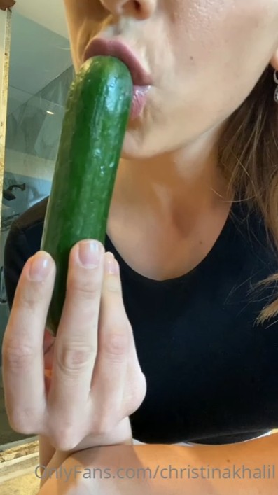 Christina Khalil Cucumber Play Video