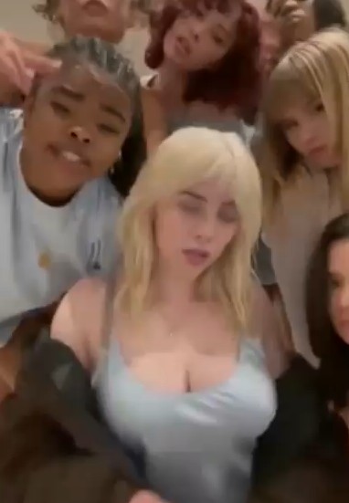 Billie Eilish TikTok Tits Fall out
